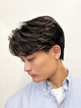 フィルムス 横浜(FILMS) 大人男子/フェザーパーマ/毛流れパーマ/横浜