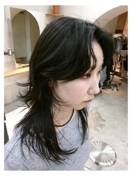 シム 千葉(sim) レイヤーカット＋パーマ　stylist nana 【千葉駅】