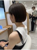 40代50代◎大人アッシュボブ×ハイライト上品グレージュ