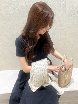 エレノア 四条烏丸店(Eleanor) 【白石】艶ケアカラー × ヘーゼルベージュ