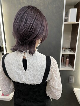 Lyuca 縮毛矯正×ブリーチ×髪質改善【1月5日NEW OPEN(予定)】 ラベンダーウルフ/ショート/ブリーチ