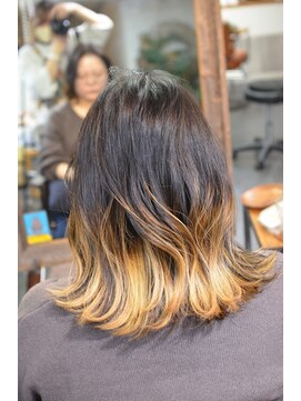 ポタム 東中野(potamu) 抜きっぱなしグラデーションカラー