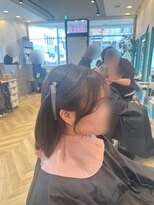 フィッティ 横須賀中央店(fiti)&nbsp;結んでも下ろしても可愛い顔まわり【韓国ヘア　レイヤーカット】