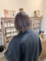 クイ(quii)&nbsp;切りっぱなしボブ×髪質改善カラー