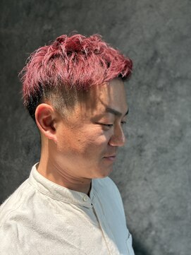 ドゥーエン 緑橋店(DoEN) メンズブリーチオンカラー／フェードカット