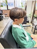 爽やかメンズショートメンズパーマメンズウェーブヘアアッシュ