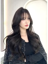 ガガ 心斎橋(GAGA)&nbsp;暗めでも透けるダークグレー×韓国レイヤーカット
