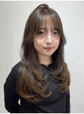 beige color × layer cut