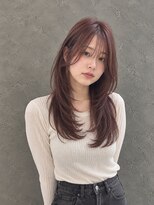 ラベルムバイエーケー(La Belleme by AK)&nbsp;20代30代丸顔カバー×セミロングハイレイヤー