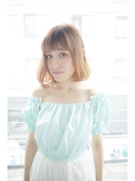 サロンドミルク 原宿(salon de MiLK) 【salon de MiLK 原宿】ピーチミルクティワンカール