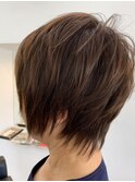 メンズライクなショートヘア
