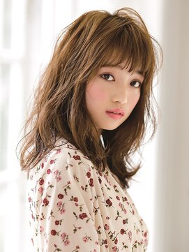 アグ ヘアー ブレス 小比内店(Agu hair bless) 外国人風のゆるふわモテバニラベージュ