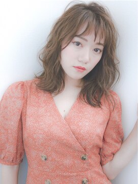 ラ ブレス 大阪梅田(LaBless) 抜け感バング×ショコラベージュ(梅田)