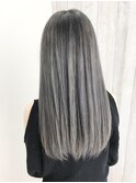【CIEL原田】ケアブリーチを使ったシルバーグレー!