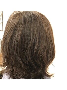 クラク 笹塚店(KURAKU) 赤みなしくすみカラー☆マット　+　グレージュ