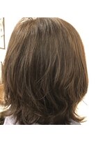 クラク 笹塚店(KURAKU) 赤みなしくすみカラー☆マット + グレージュ