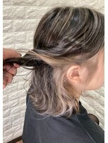 フィックスヘアー なんば(FIX-hair)&nbsp;インナーカラー/グレーベージュ/グレージュアッシュ