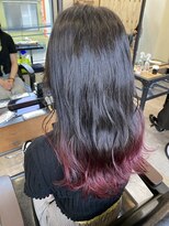 ナンバー エミライ 溝の口(N° emirai) 【裾カラー】ピンクグラデーション