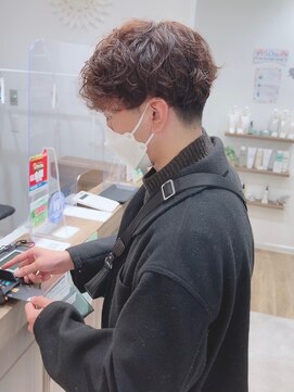 モリオフロムロンドン 松戸店(Morio from London) 【松戸 岩口】ゆるパーマツーブロックマッシュショート