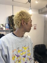 グッドプレイスアンドシング(Good Place&thing)&nbsp;メンズ刈り上げ短髪スパイキーショート金髪ショートウルフ