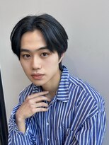 ダブルオーバイオーバーレイ 武蔵新城(w/o by Overlay)&nbsp;メンズの縮毛矯正 / ストレートパーマ #センターパート