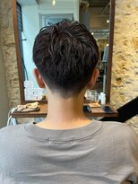 ジュエ (jouer) メンズカット刈り上げネイビーブラック20代30代
