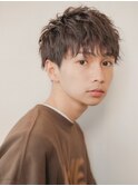 波巻きパーマ マッシュパーマ メンズマッシュ 波巻き