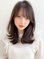 モテ髪美髪シースルーバング薄めバングうる艶髪サイドバング