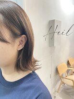 ハイル(Heil) 10代20代30代インナーカラーベージュミルクティー透明感カラー