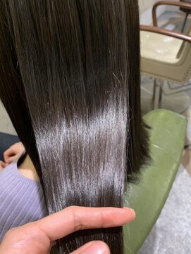 ニノット 武蔵小杉(○nino.) 11月#黒髪カタログ# グレーベージュ#レイヤーロング#前髪パーマ