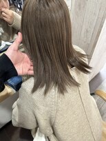 スカイ(SKY)&nbsp;オリーブすぎないベージュ/福井美容室/福井髪質改善カラー