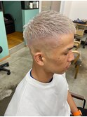【cuzKLUB】スキンフェード×ホワイトブリーチ 池袋 バーバー
