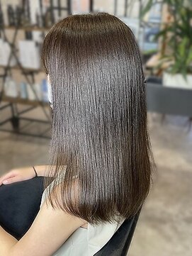 アース 湘南台店(HAIR&MAKE EARTH) 20代30代40代髪質改善トリートメント艶感ストレート透明感