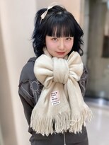 アクシス 栄ガスビル店(`AXIS) 【 HIYORI 】" super cute !!! blue black "