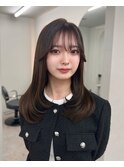 【LICCA 伊崎優李】韓国ヘア/レイヤーカット/前髪/姫カット