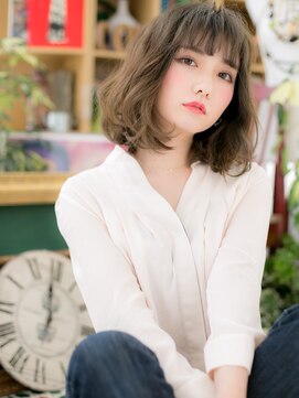 カバーヘア イヴ 戸頭店(COVER HAIR EVE) ニュアンスパーマ大人美人小顔エアリーミディh3戸頭20代30代40代