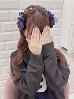 推しカラーが可愛いひつじヘア＊まゆ