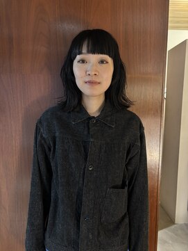 カシ 中目黒(CASI) レイヤーカット/暗髪/ミディアムレイヤー/顔まわりカット