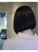 縮毛矯正×ボブカット