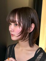 ノイ(noi) 顔周りレイヤーカットグレージュカラーくびれボブショートカット