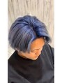 ヘアーアンドラッシュ ジーナ(Hair&Lash Jiina)&nbsp;青と水色のルーツカラー♪