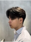 センターパート×ニュアンスパーマで毎日を楽に◎