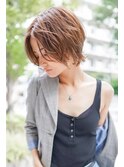 【GEEKS渋谷】ナチュラルボブウルフ/20代30代/夏カラー/レイヤー