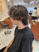 キャンバス バイ ネオリーブ 横浜西口(Canvas by neo.)&nbsp;横浜★メンズウルフのツイストスパイラルパーマ