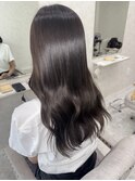 アッシュブラウン、寒色ブラウン、髪質改善カラー