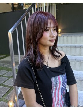 ツイッグ バイ ヤード(twig by YARD.) ブリーチなしチェリーピンク