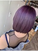 【ANGELICA 久毛】ピンクバイオレット 丸みボブ