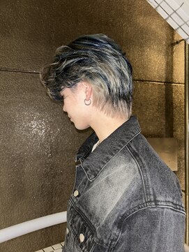 イエナ 渋谷(IENA) ブリーチカラーダブルカラーレイヤーウルフデザインカラー