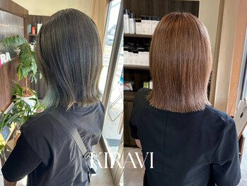キラヴィ 三宮店(KIRAVI)の写真/三宮で“顔周りレイヤー”が人気。小顔見せと抜け感が叶う似合わせカット特化サロン