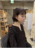 癖を活かしたボブ